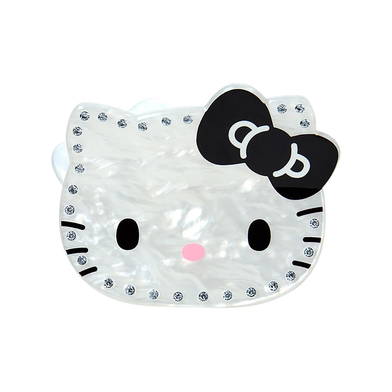 Sanrio|Face Sparkling Stone Pearl Marble Hair Claw Clip|8×5×6cm approx.