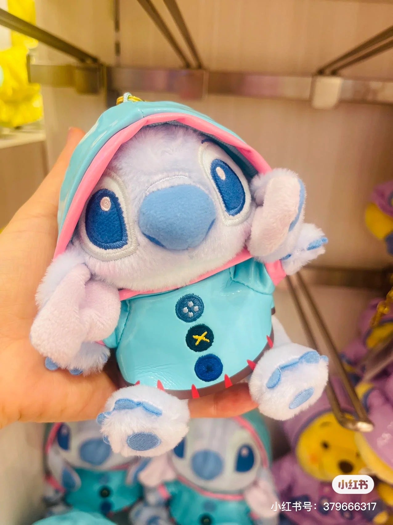 Disney迪士尼|雨衣系列挂件/帽帽可脱|高約 24cm