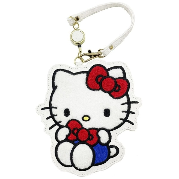 Sanrio|Hello Kitty Pass Case Card Holder & Reel|140×150×4mm approx.