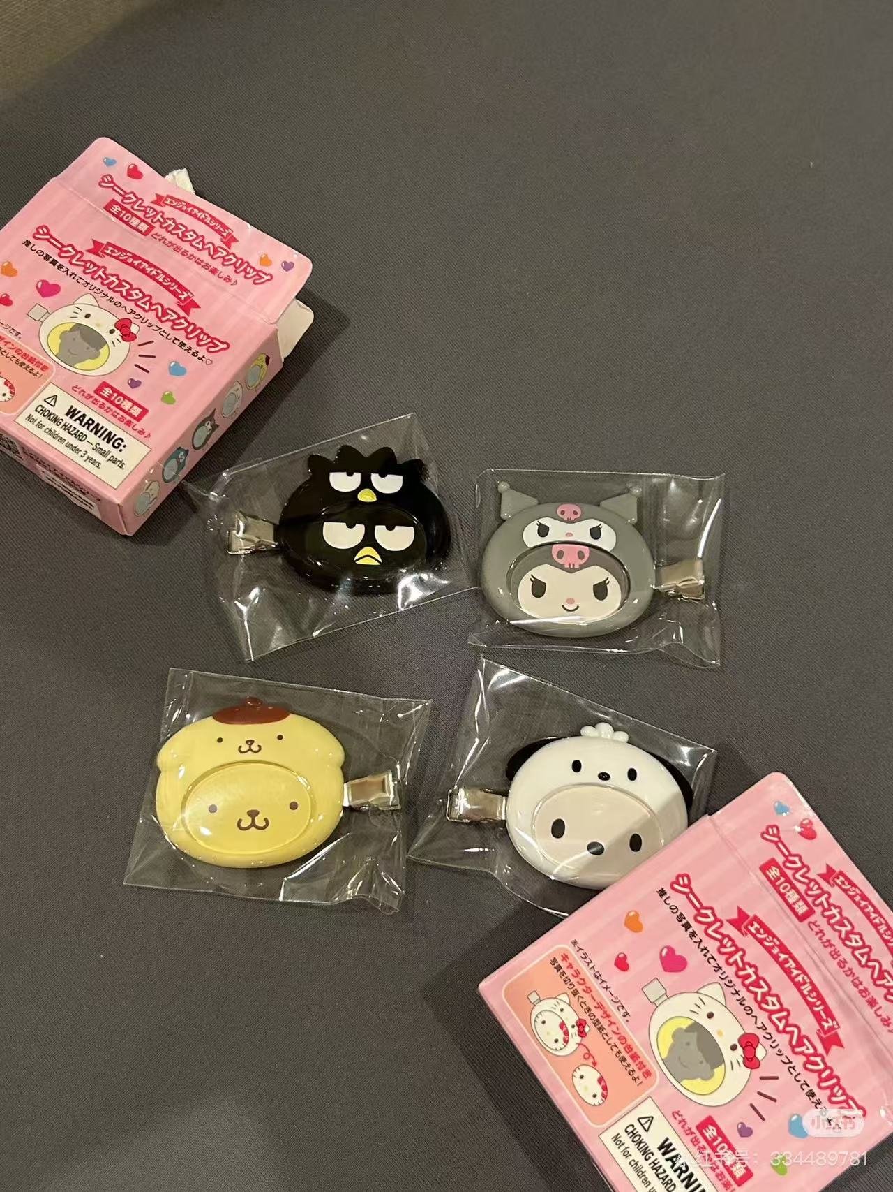 【limit 2】Sanrio|Enjoy Idol Hair Clip mystery bag/blind box/All 10 types|1pcs