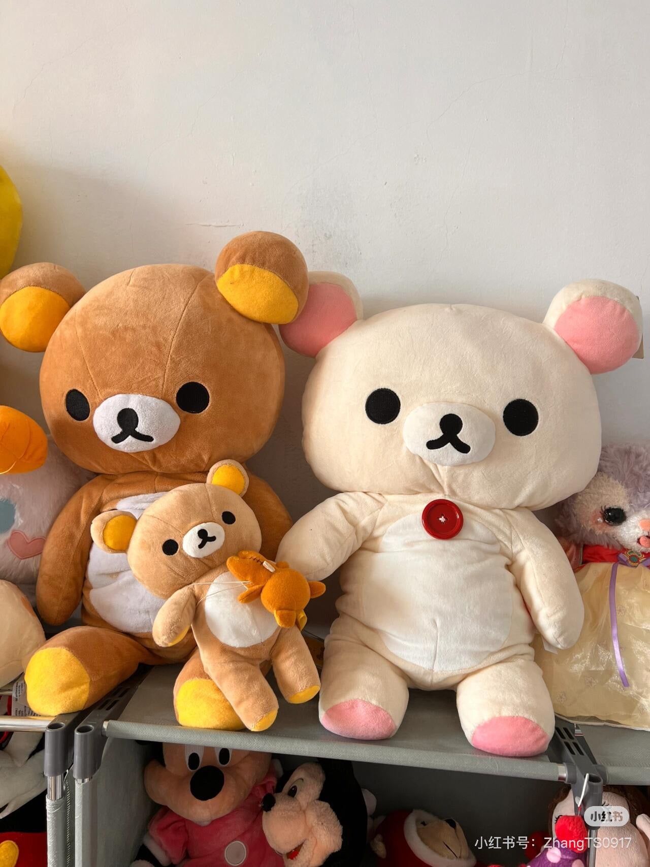 Rilakkuma轻松熊|San-X Plush Doll Rilakkuma Korilakkuma-Size L超好抱大号小白熊毛绒玩偶/公仔|约450x350x160mm
