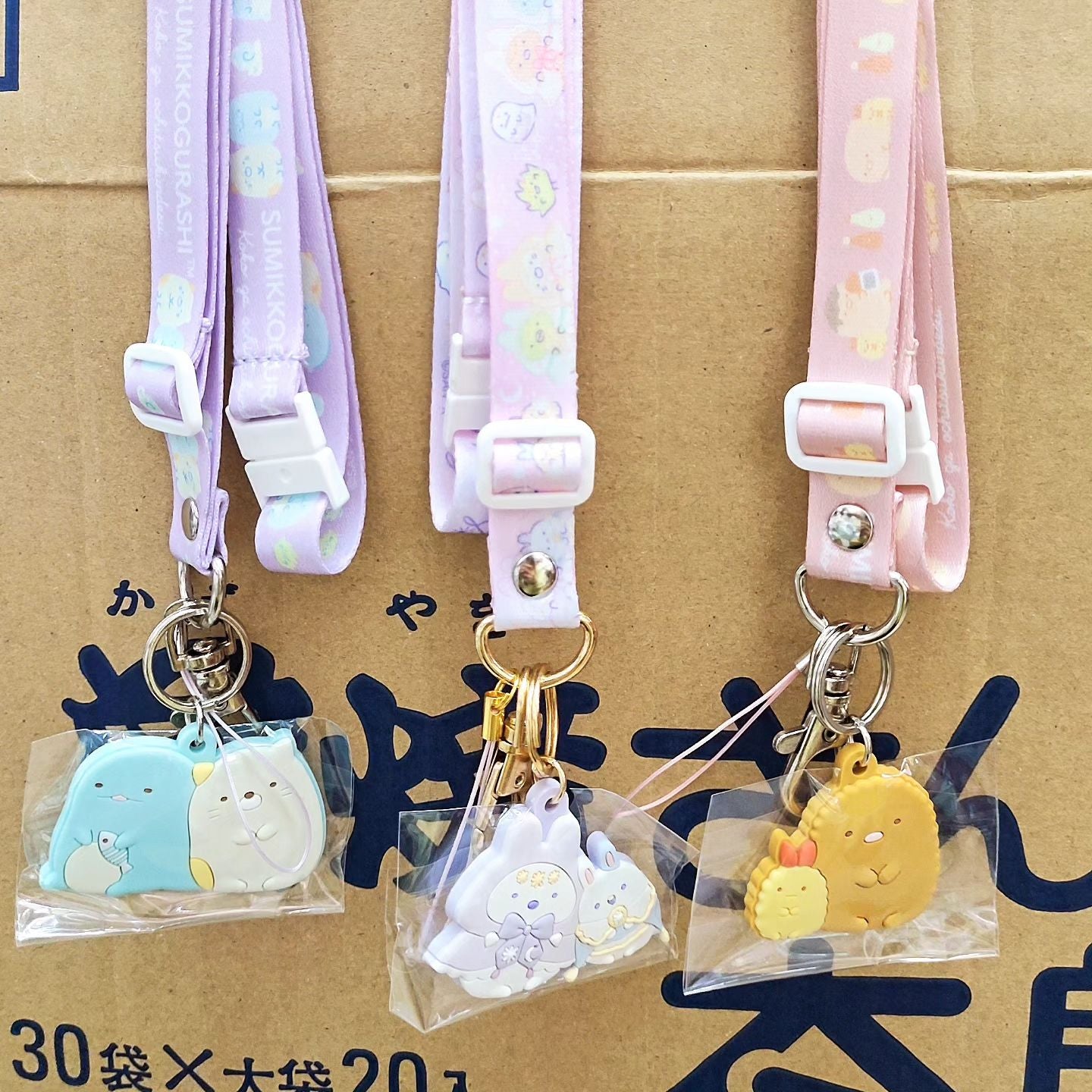 Sumikko gurashi角落生物|角色挂脖钥匙扣/精美挂绳|约 400×15mm