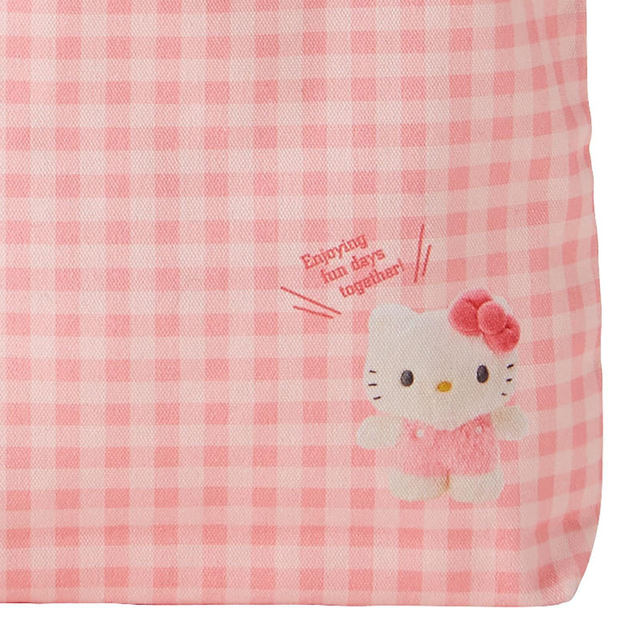 Sanrio| Tote Bag - Pitatto Friends Photo多巴胺格纹系列可爱角色帆布包|约29×5×32cm