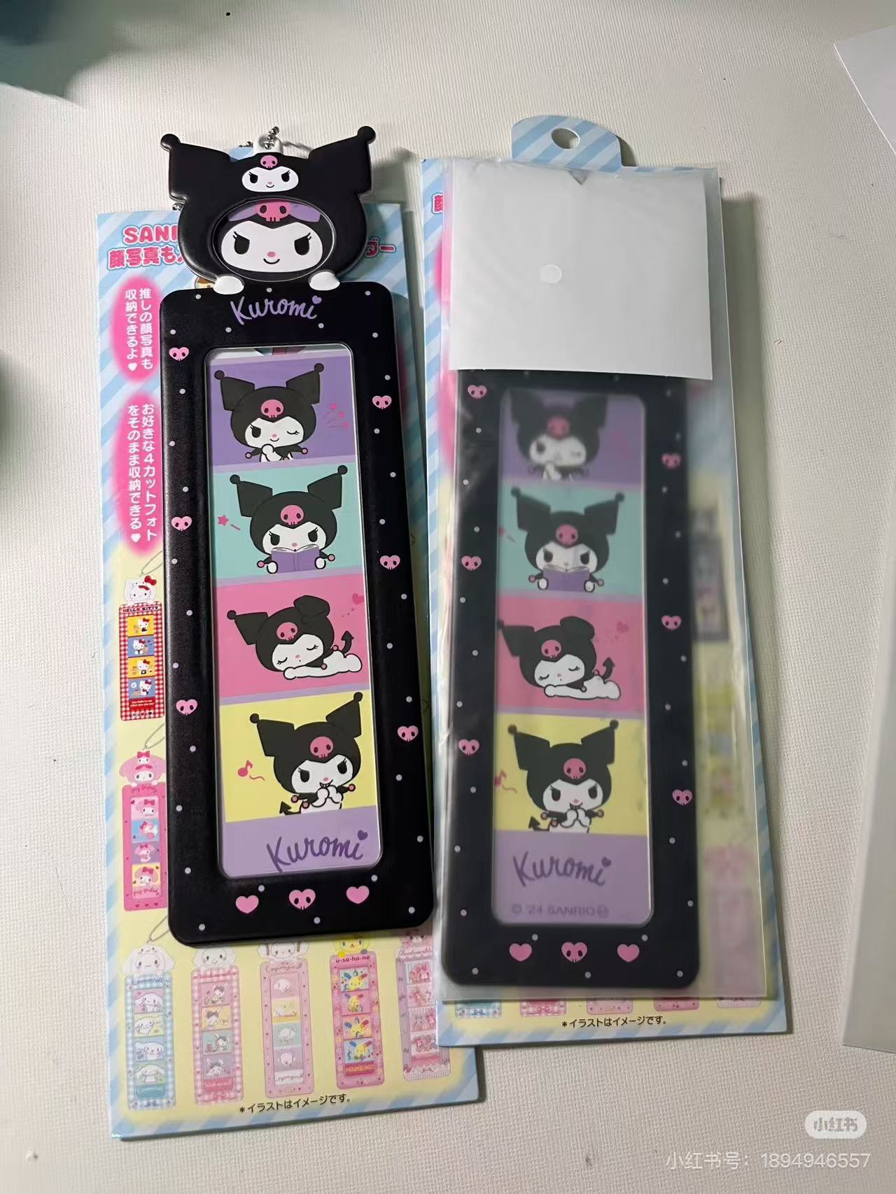 Sanrio|4Cut Photobooth Strip Holder / keychain mystery bag/blind box/All 16 types|1pcs
