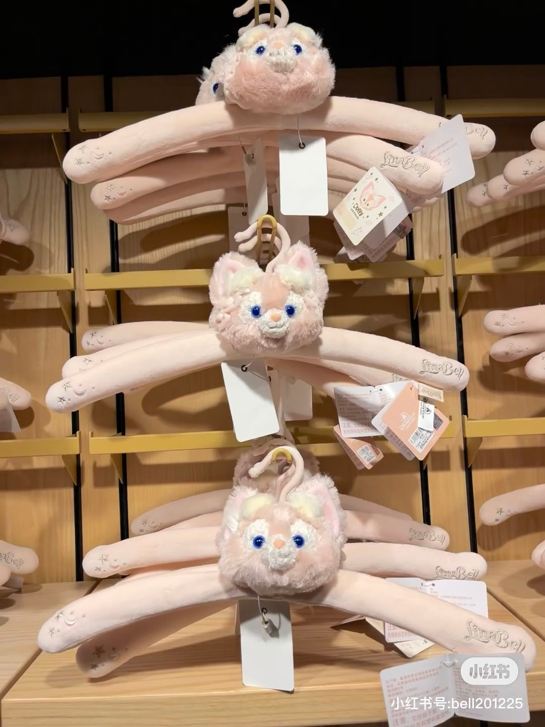 Disney SH|大脸贝儿粉粉衣架