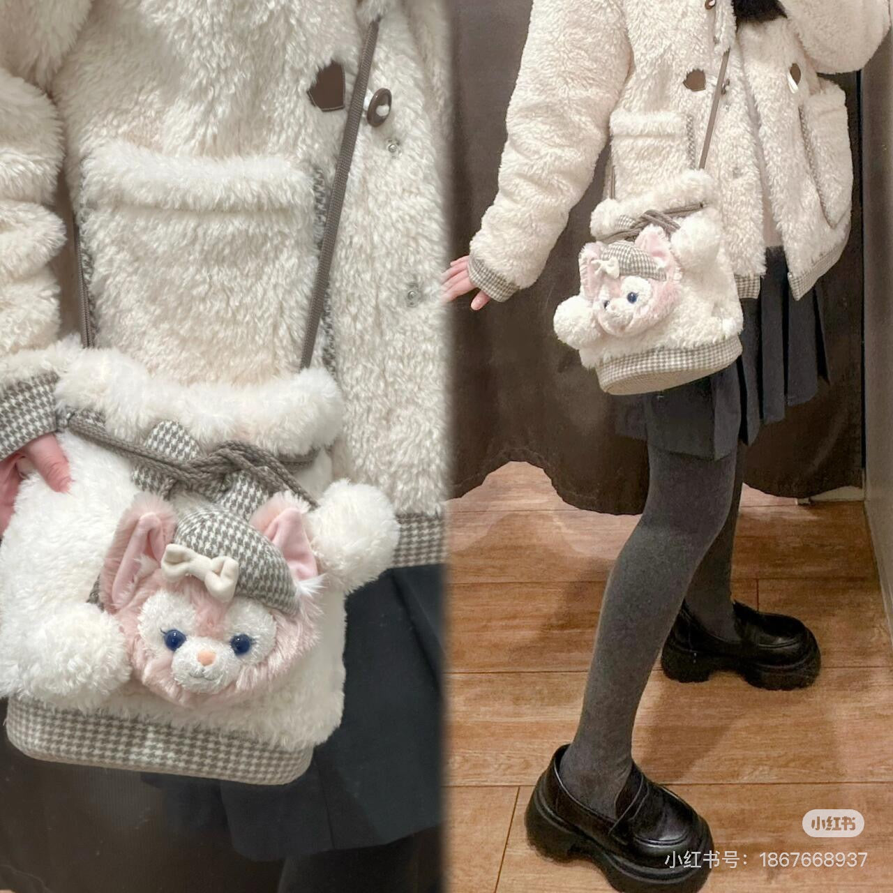 Disney SH|侦探LinaBell玲娜贝儿水桶包