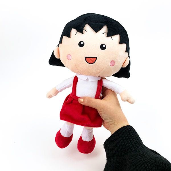 Chibi Maruko樱桃小丸子|红裙子樱桃小丸子公仔/玩偶|高约26cm