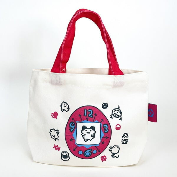 Tamagotchi|Mini Tote Bag Cherry Pink|300×190×100mm approx.