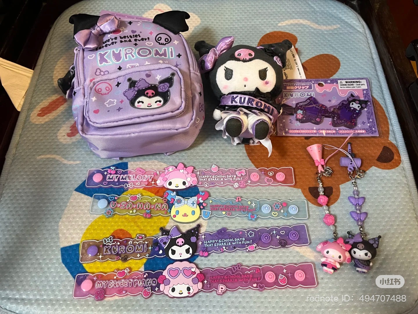 【limit 3】HelloKitty|Academy Sparkle Festival Character Rubber Band mystery bag/blind box/All 8 types|1pcs