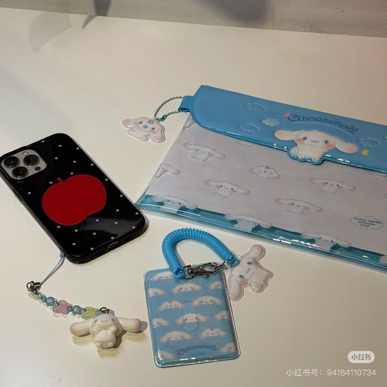 Sanrio|Cinnamoroll Plump Cheeks Strap|5.5×2.3×3cm approx.