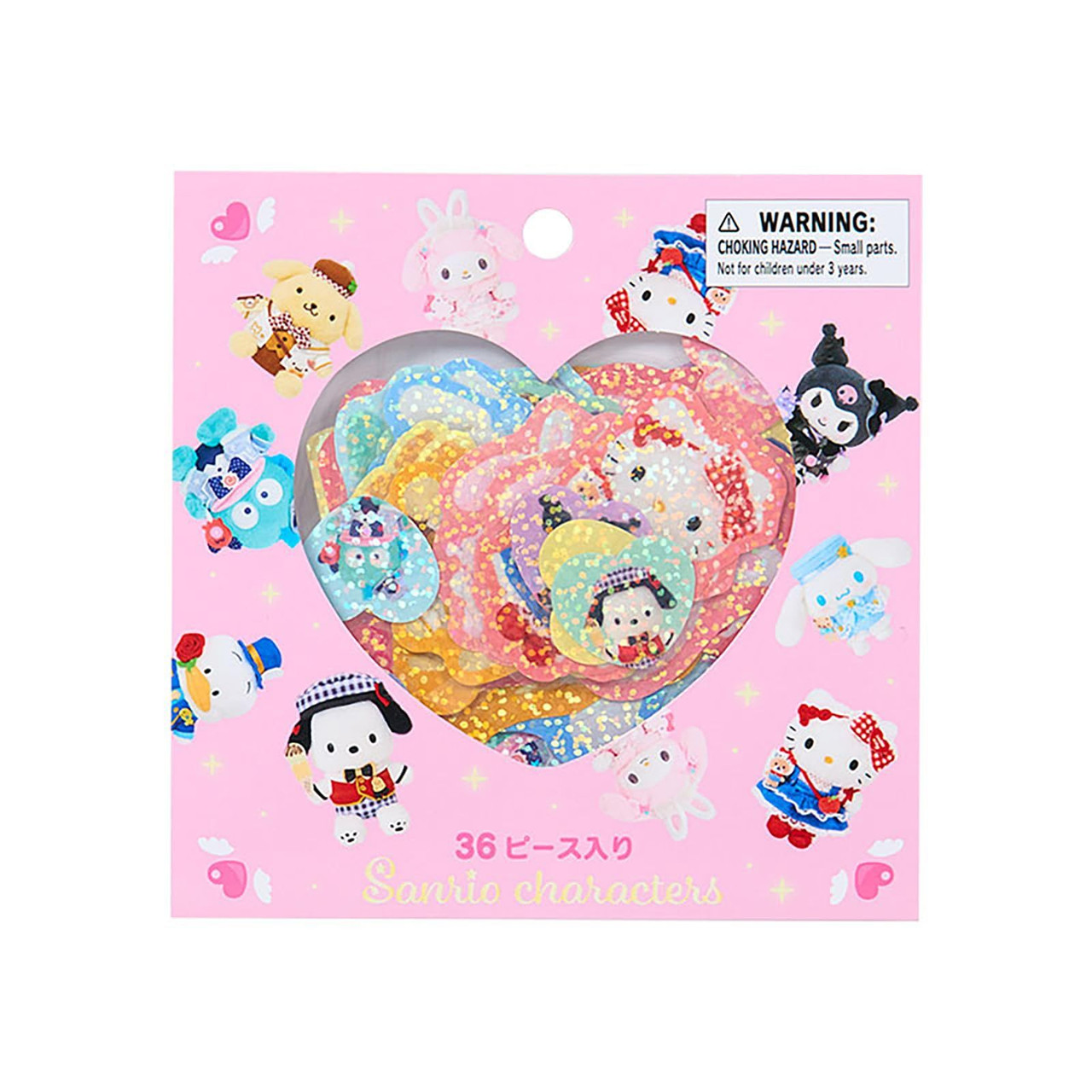 Sanrio|Character Grand Prix 4th Edition Outfit Collection Sticker Set|36 piece