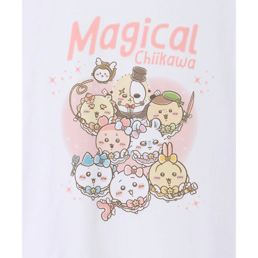 Chiikawa 吉伊卡哇|超魔法少女/小魔仙合集限定短袖T恤/Tshirt|L号/着丈73×身幅55×肩幅50×袖丈22cm
