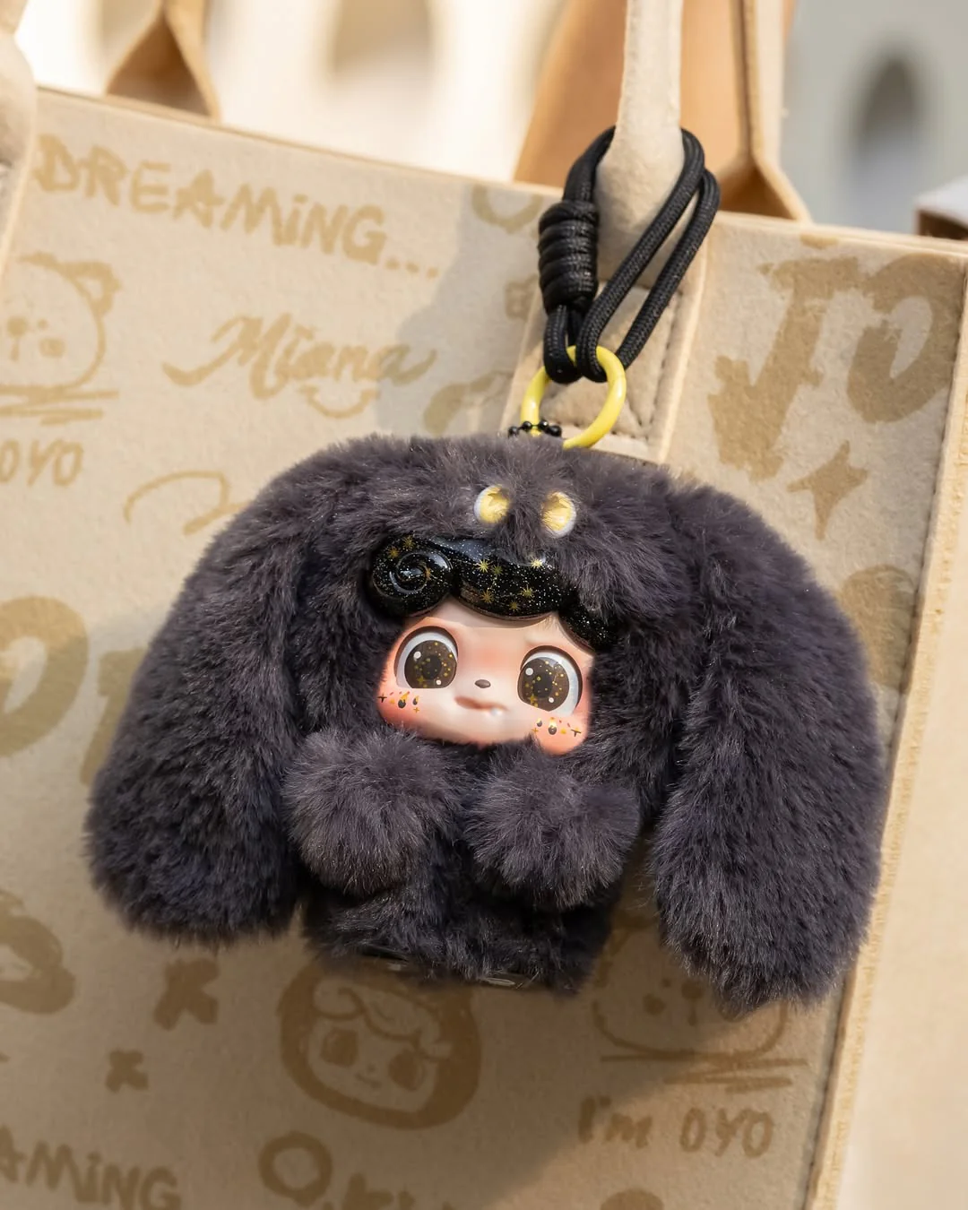 JOTOYS Q.Kid Emotional Hairy Monsters Series Vinyl Plush Keychain Blind Box
