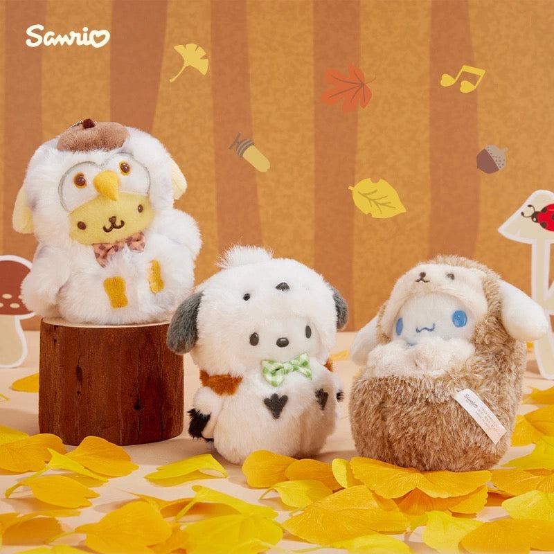 Sanrio|Forest Small Animals Mascot Holder /Plush Keychain|13×13×14cm approx.