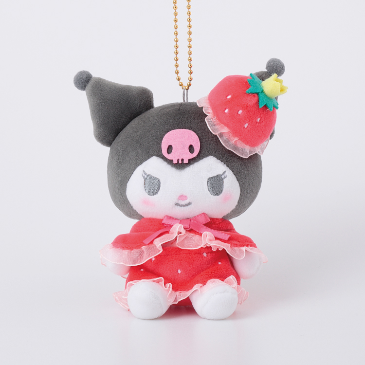Sanrio|Strawberry Crown Mascot Holder /Plush Keychain|H10cm approx.