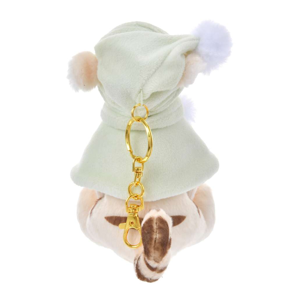 Disney迪士尼|Plush Mascot Keychain - White Pooh Fruit Latte Color东迪冬日限定水果拿铁色睡衣睡帽斗篷系列可爱角色毛绒挂件/包挂|约高 16.5 x 宽 10 x 深 9cm