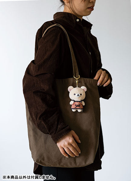 Rilakkuma轻松熊|cafe巧克力甜甜圈系列挂件|约125 x 85 x 50 mm