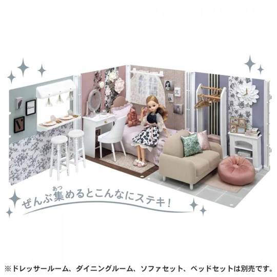 Licca|Takara Tomy Licca Doll Francfranc loves|26.5 x 12.5 x 4.0cm approx.