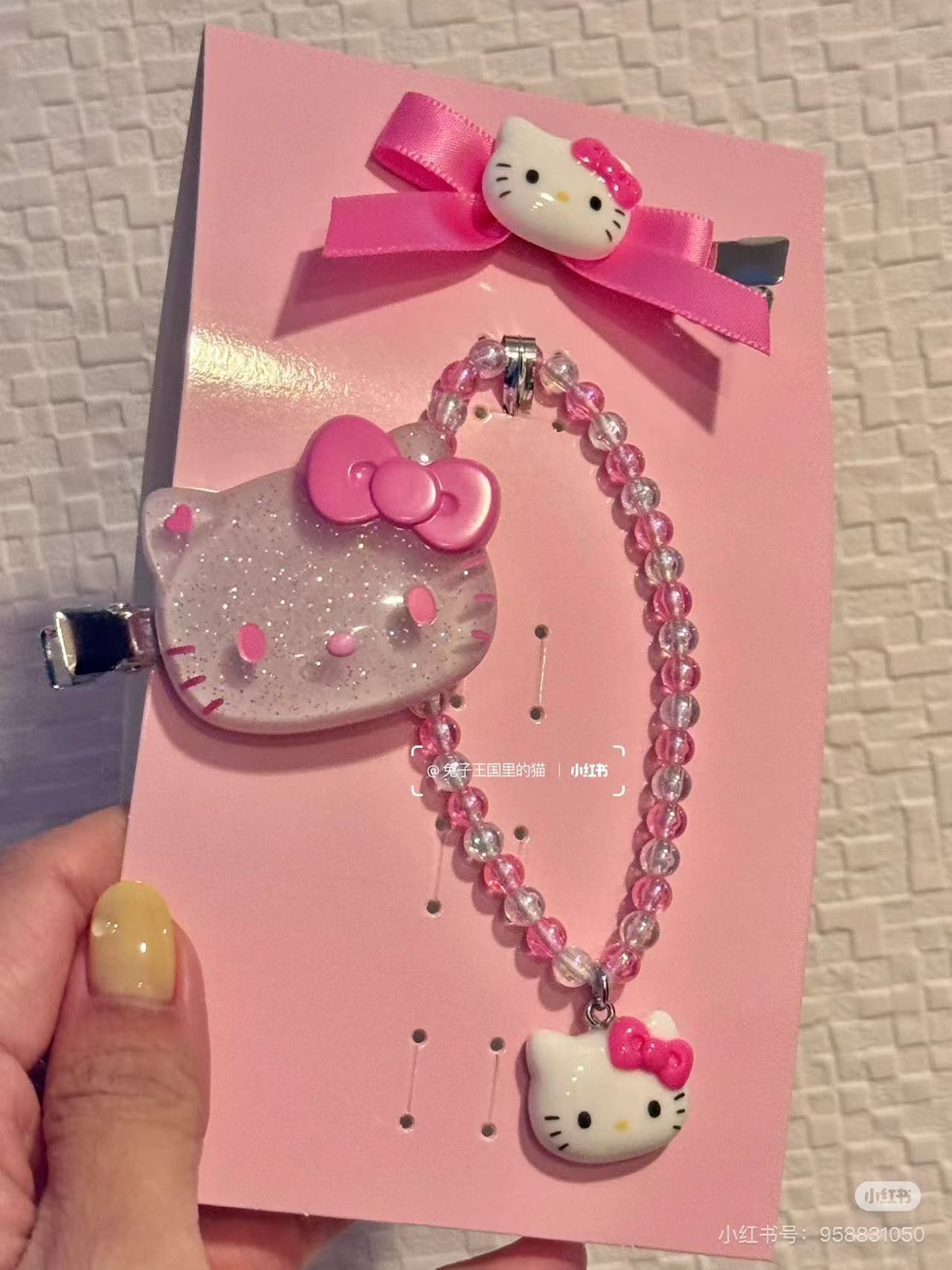 Sanrio|Secret Bangs Clip - Sakura 2025 Blind Box/All 8 types|1pcs
