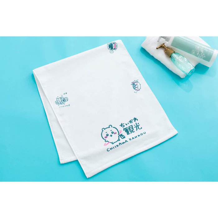 Chiikawa 吉伊卡哇|旅行观光系列吸水大毛巾|約H340×W800mm