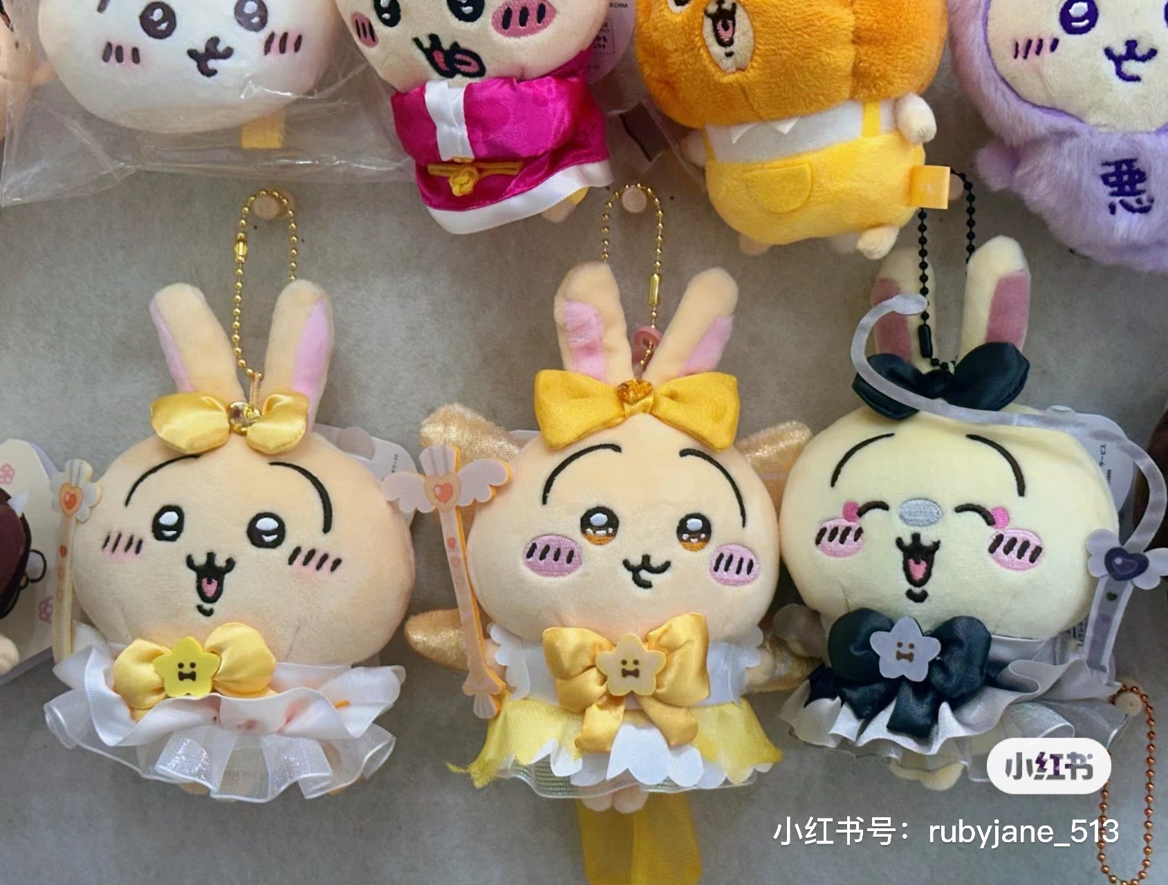 【limit 1】Chiikawa 吉伊卡哇|Magical Chikawa Magical Charge Mascot三代黑魔法少女毛绒玩偶挂件/包挂|約H160 x W110 x D60mm