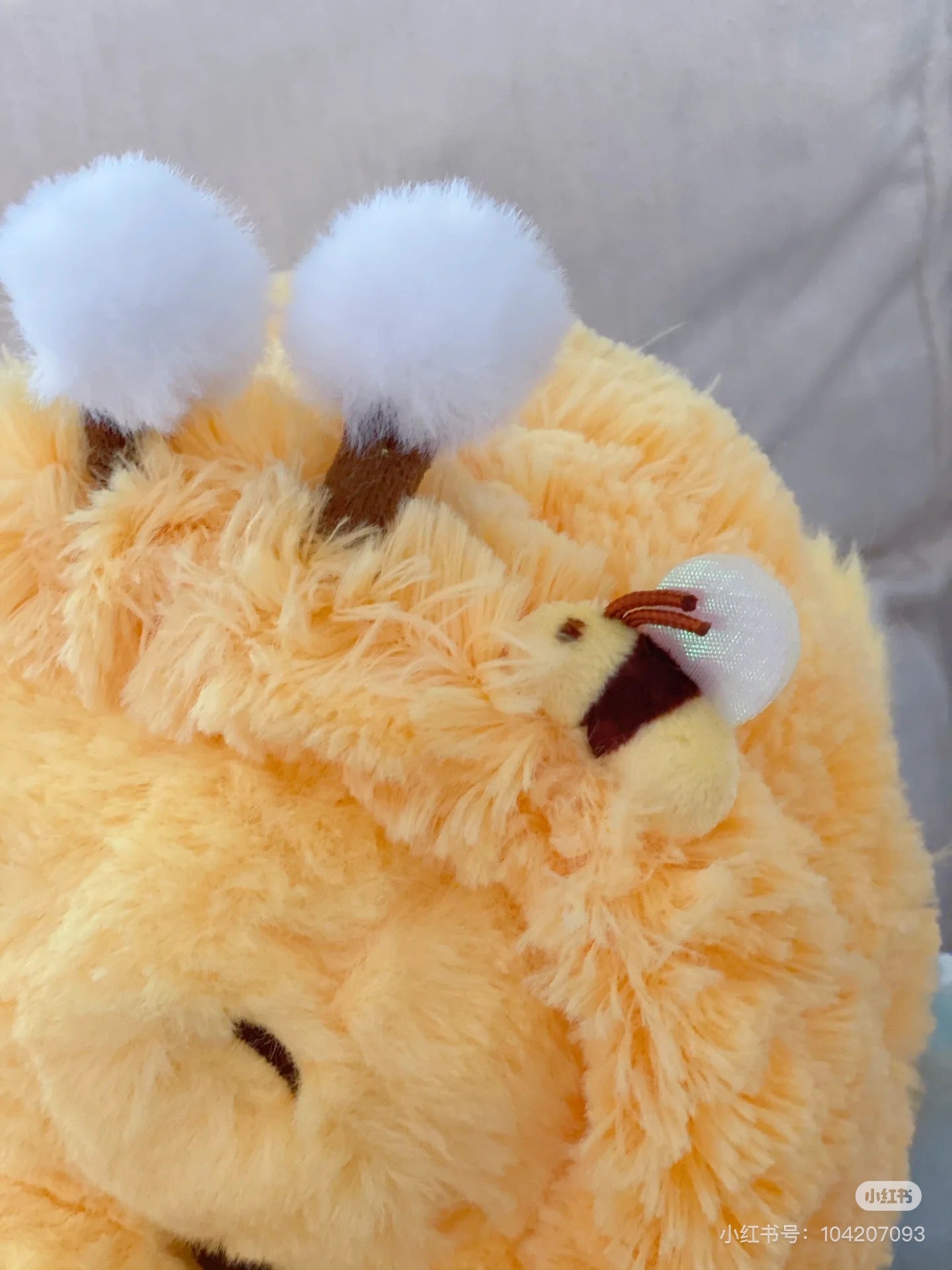 Disney|2024 HONEY DAY 超萌黄色蜜蜂噗噗公仔/玩偶|M約高さ39×幅28×奥行き22cm/S約高さ30×幅21×奥行き20cm