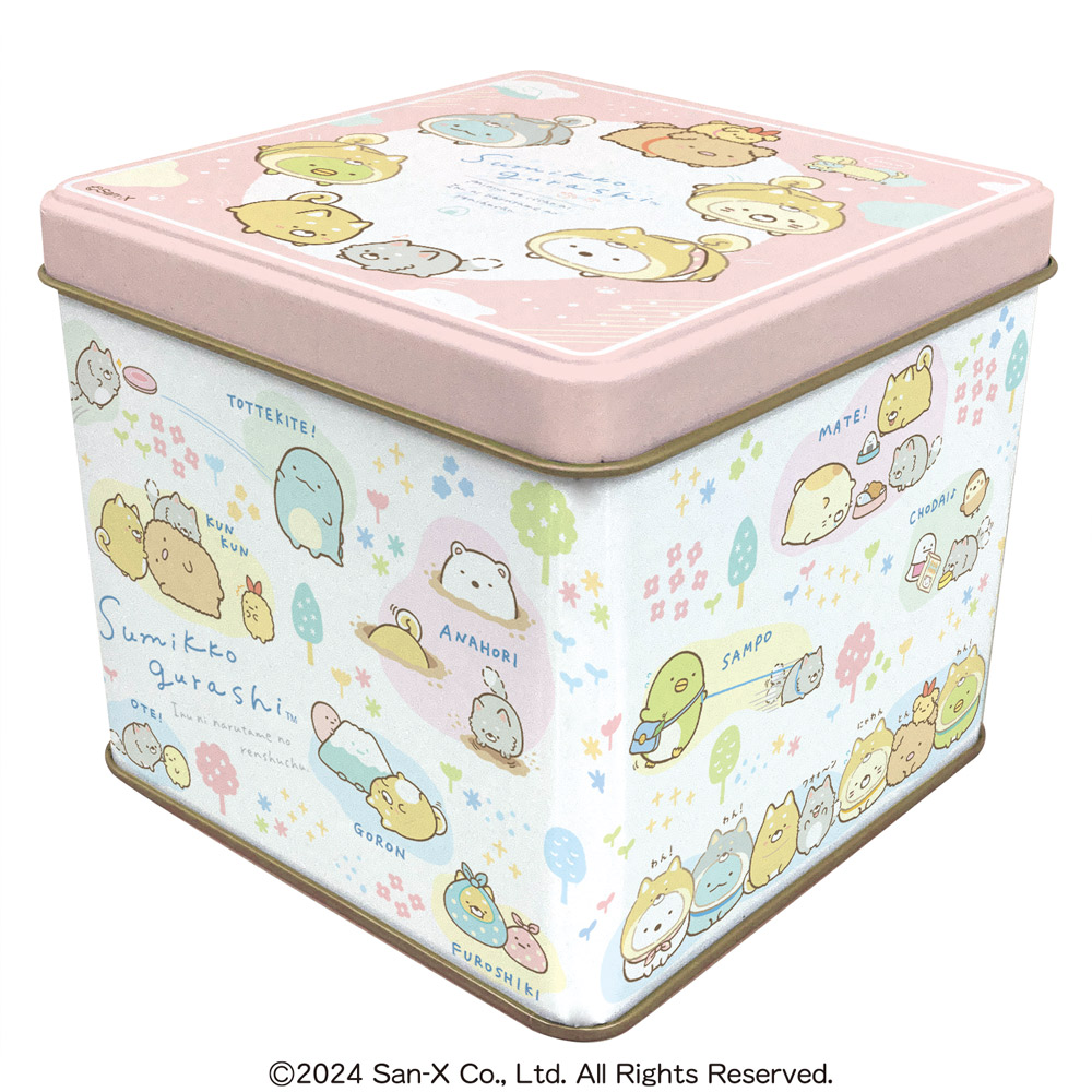 Sumikko gurashi角落生物|罐装巧克力曲奇饼干|约187g【24.07.04】