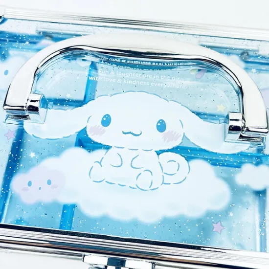【还有补货】Sanrio|Clear Cosmetic Storage Box Vanity Case|165×90×104mm approx.