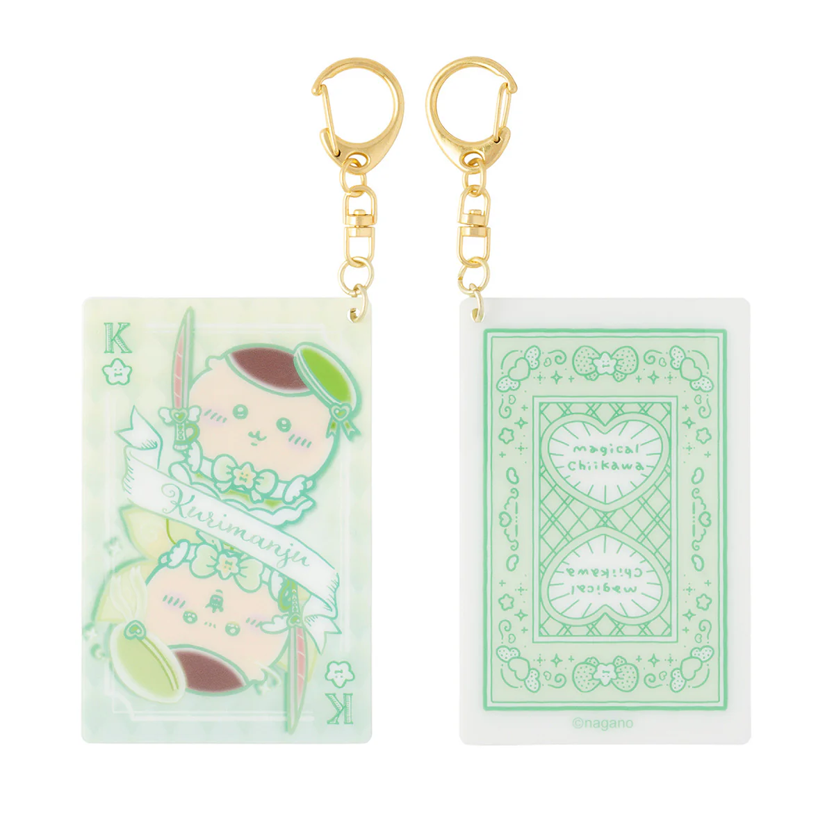 chiikawa|Magical Chiikawa Playing Card Style Acrylic Keychain|90×58mm approx.