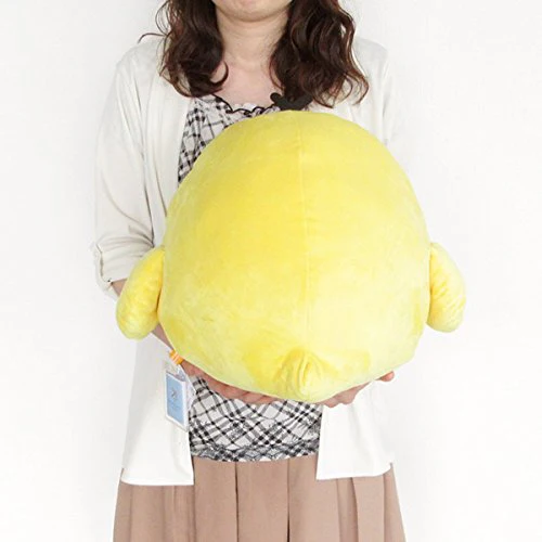 Rilakkuma轻松熊|San-X Stuffed Toy (L) - Kiiroitori超好摸大号鼻孔鸡毛绒玩偶/公仔|約380×430×300mm