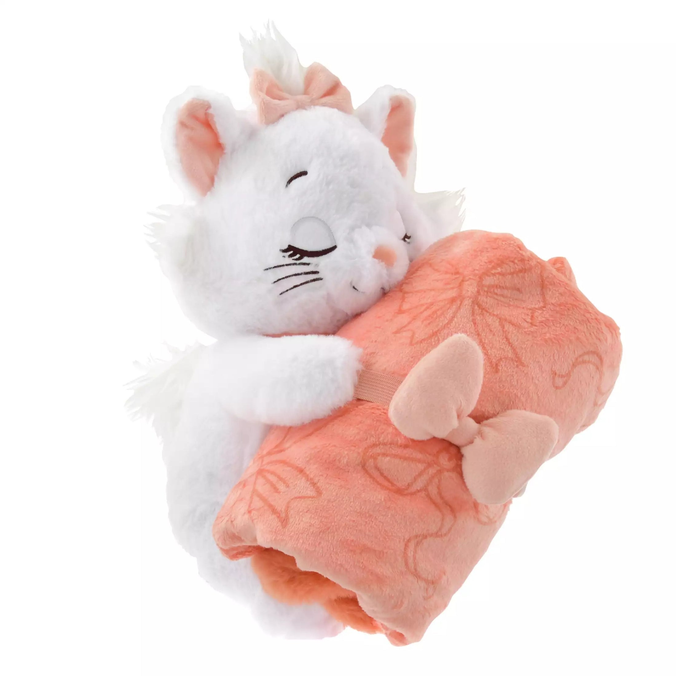 Disney |Blanket Tropical Pattern with Plush Toy东迪超好摸坐姿毛绒玩偶抱印花毯子/公仔/带毛毯|约高 28 x 宽 20 x 深 21cm