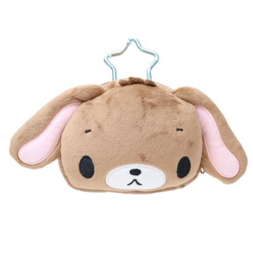 Sanrio|Sugarbunnies Face-shaped Pouch with Carabiner|205×105×70mm approx.