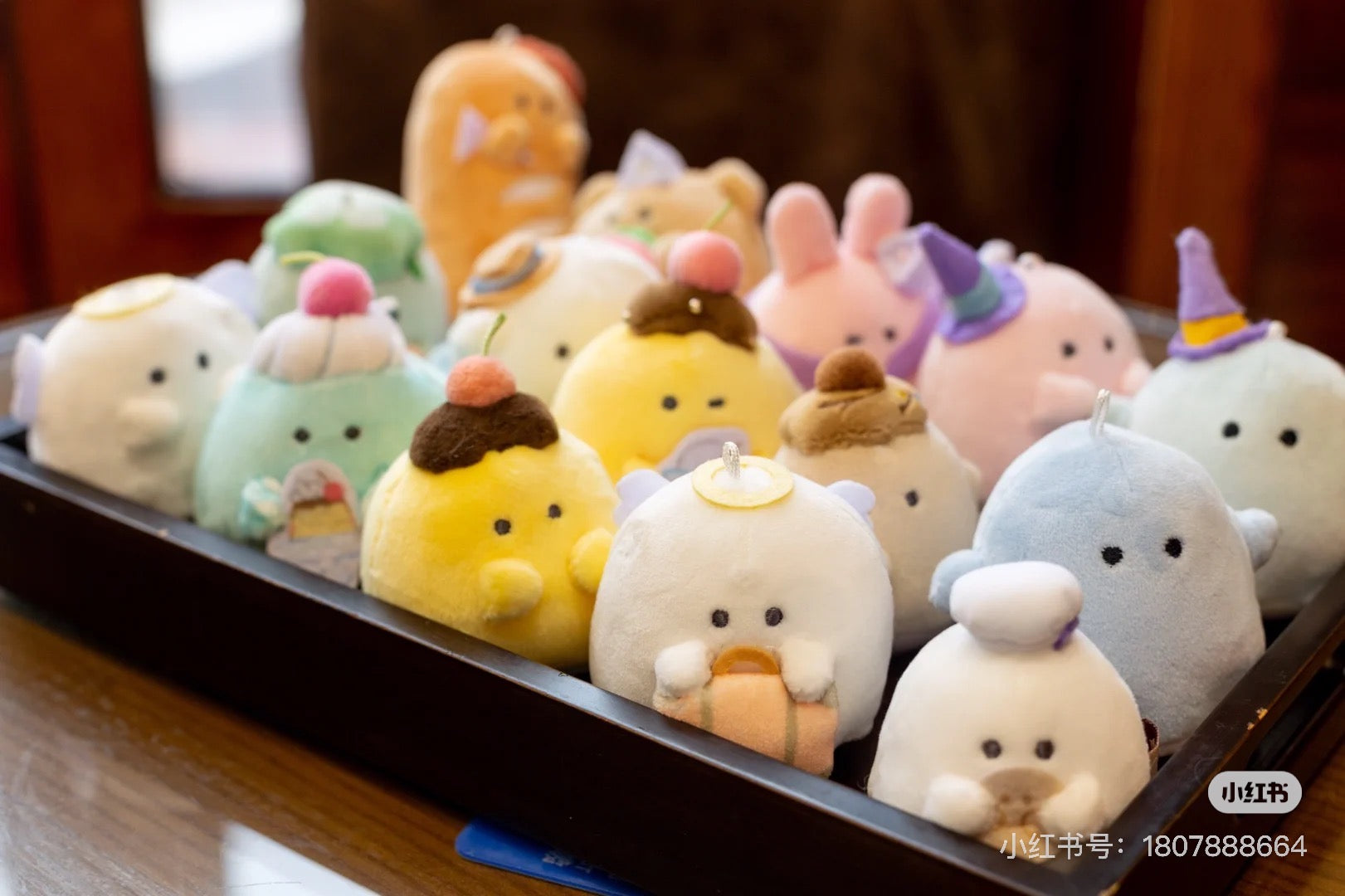 Nico Nui|Obakane Nico Nui Keychain幽幽家族可爱角色磁吸毛绒玩偶钥匙扣/挂件/1对|约15cm×13.5cm×6cm