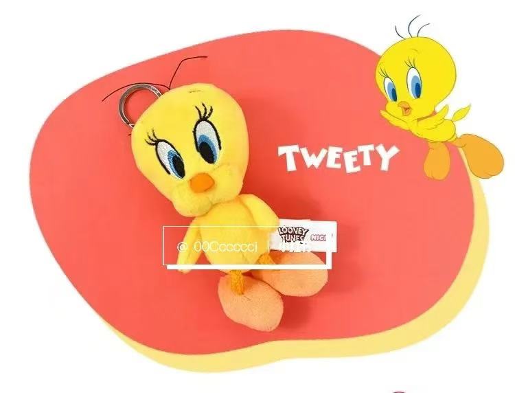 Nici|Tweety Bird Mascot Holder /Plush Keychain|Height 13cm approx.