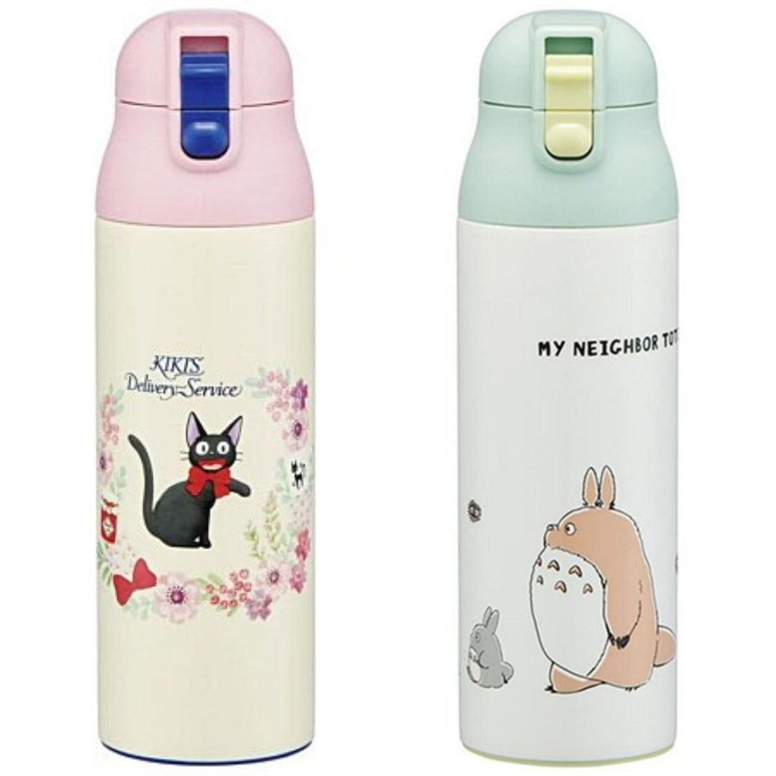 My neighbor totoro|吉卜力宫崎龙猫超轻量弹盖不锈钢保温/保冷直饮水壶|约500ml