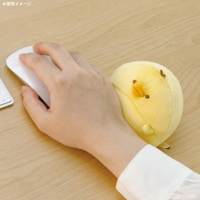 Rilakkuma轻松熊|肥美大肚腩系列慢回弹感可以捏捏小公仔/玩偶/肚肚也可当手腕垫|約H80×W90×D80mm