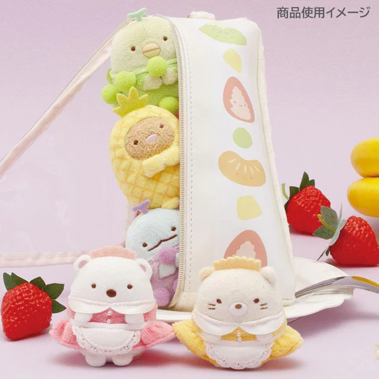 Sumikko gurashi|Fruit Parlor Hand-held Plush Toy|65×70×70mm approx.
