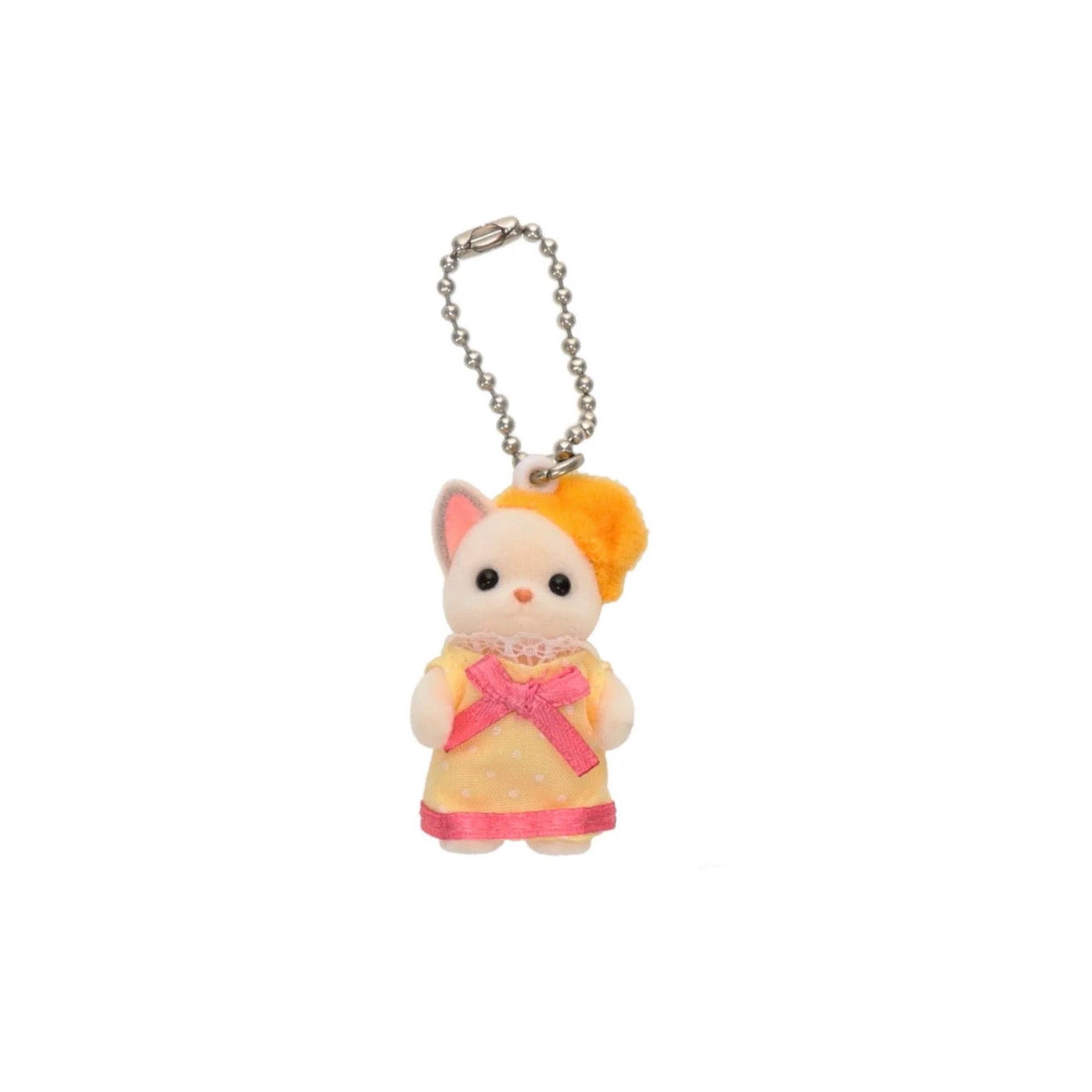 【limit 1】SylvanianFamilies|Chihuahua Key Chain Yellow Dress Epoch Calico Critters