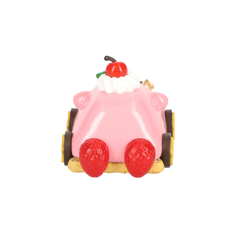 Kirby|限购款/cafe商店限定草莓蛋糕小汽车钥匙扣/钥匙圈/包挂|40 x 42 x 55 mm