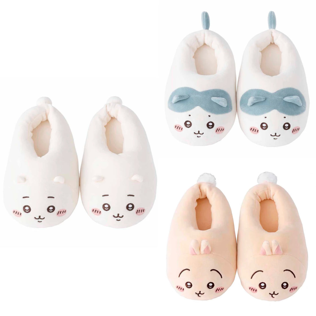 Chiikawa|Marshmallow Plush Slippers| 22-24cm approx.