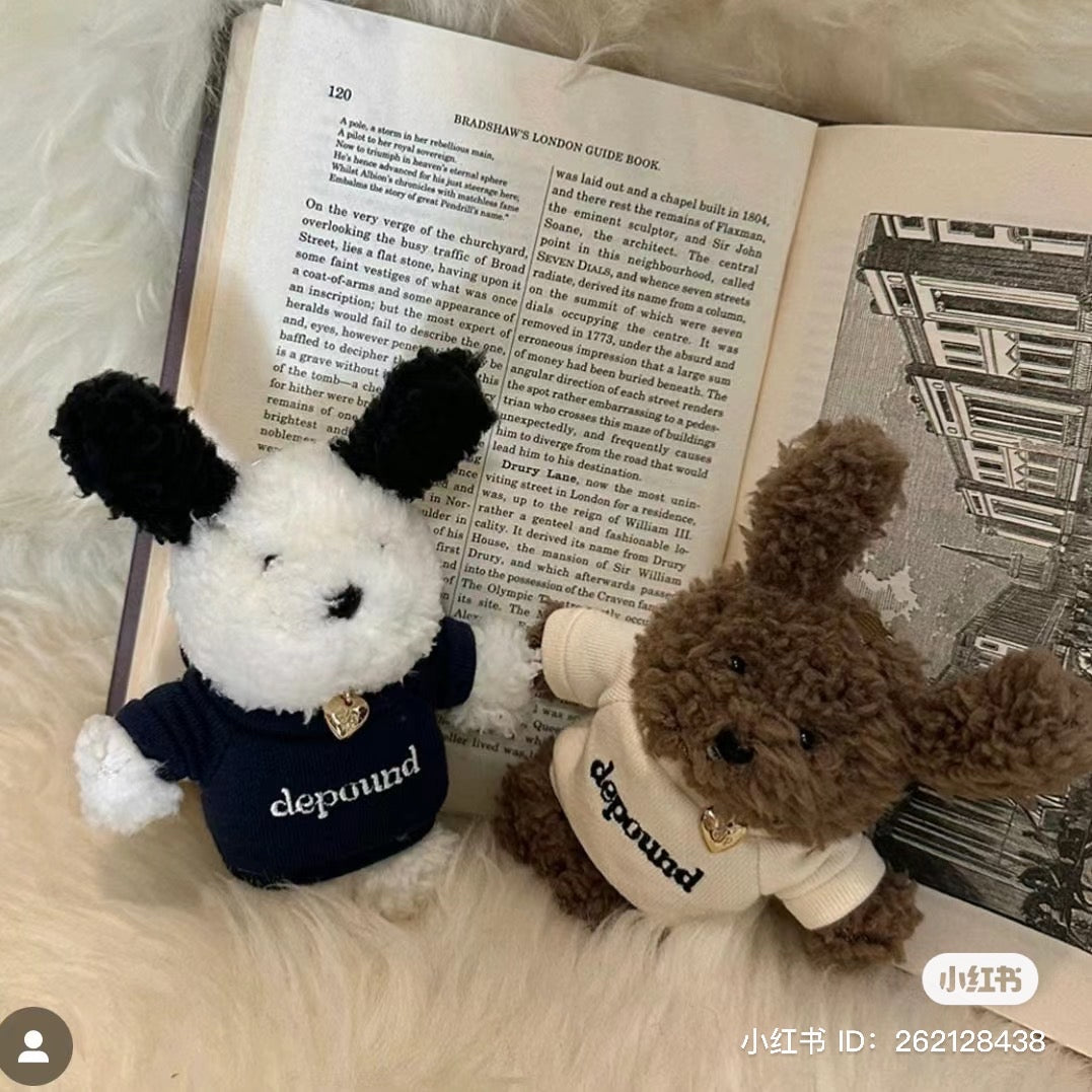 Depound|8周年限定可爱软趴趴卷毛挂件/包挂/金爱心项链/带礼物包装盒/送礼首选