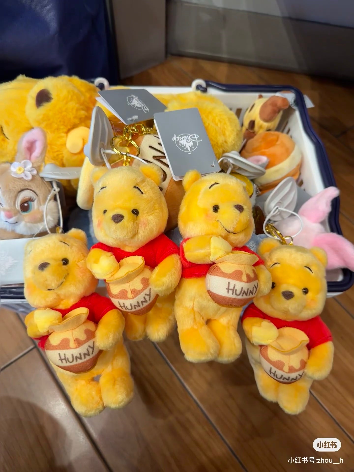 Disney|HONEY DAY 2025 Mascot Holder /Plush Keychain|H16×W12×D10cm approx.