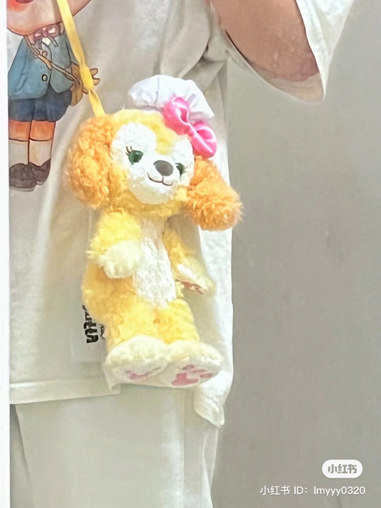 Disney|角色毛绒公仔斜挎包|高约41cm