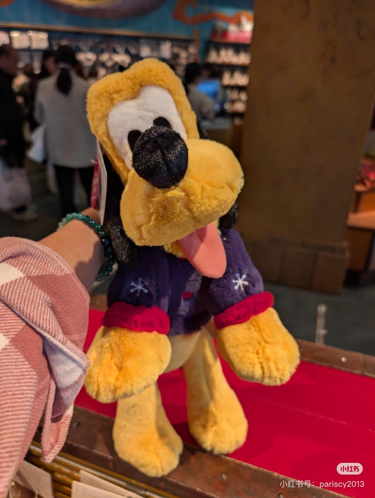 Disney迪士尼|东迪2024Christmas冬日圣诞限定软乎乎布鲁托狗毛绒玩偶/公仔