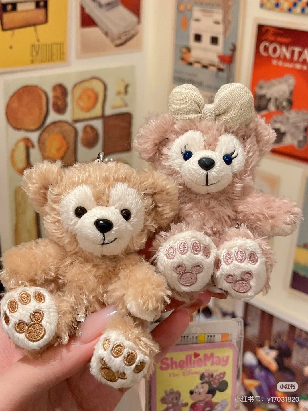 Disney迪士尼|可爱角色坐姿毛绒挂件/裸挂|高约14cm