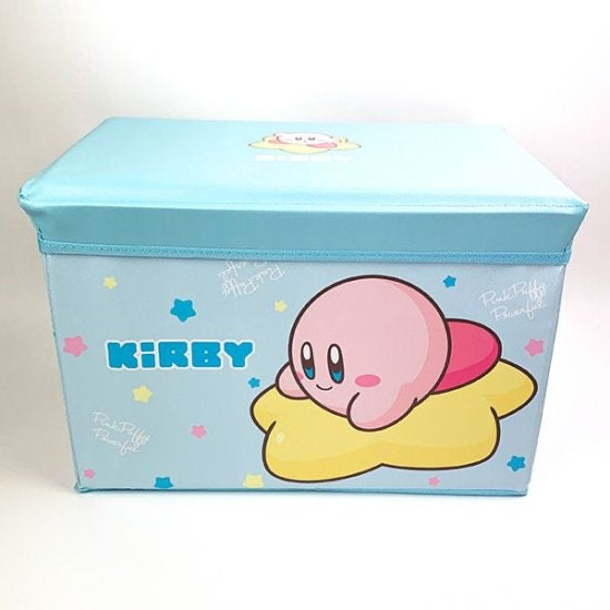 Kirby|可折叠式大容量收纳盒/储物盒/收纳凳/可坐设计/耐重约80kg|约31cm×48cm×31cm