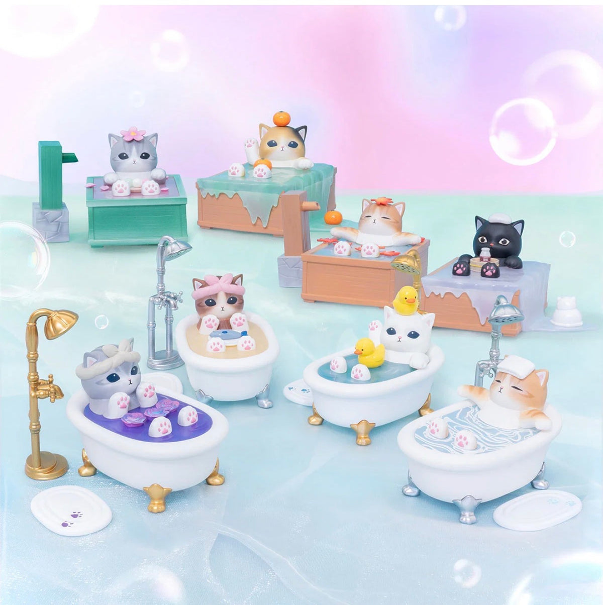 Mofusand|GPSBOX Nice Bath Meow Figure Collection mystery bag/blind box/All 8 types|1pc