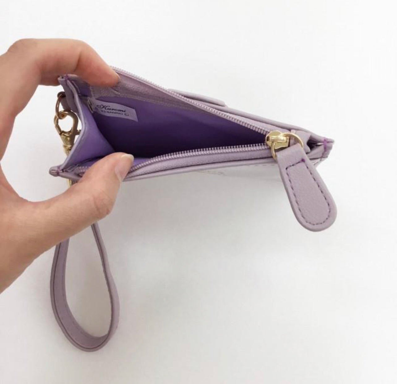 Sanrio|皮质感多卡位卡包/拉链零钱包/材質:合成皮革 商品サイズ:W120×H90×D13mm