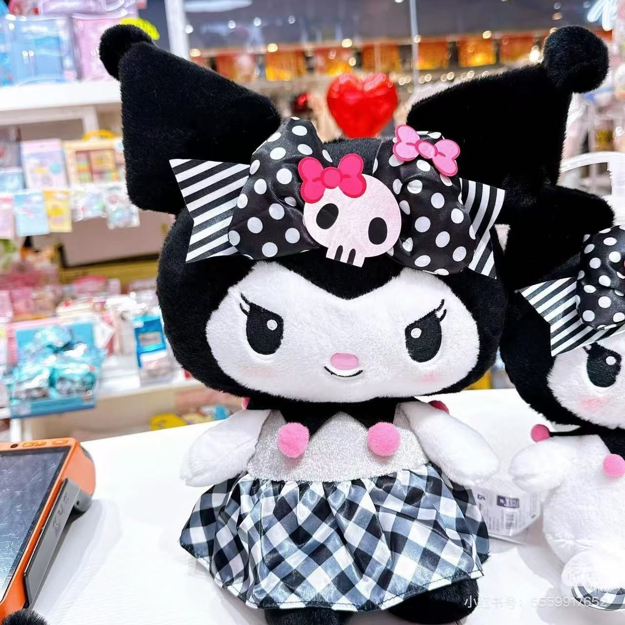 Sanrio|Pink Black Party Plush Dolls/Plush Toy|M/21×17×35cm approx.