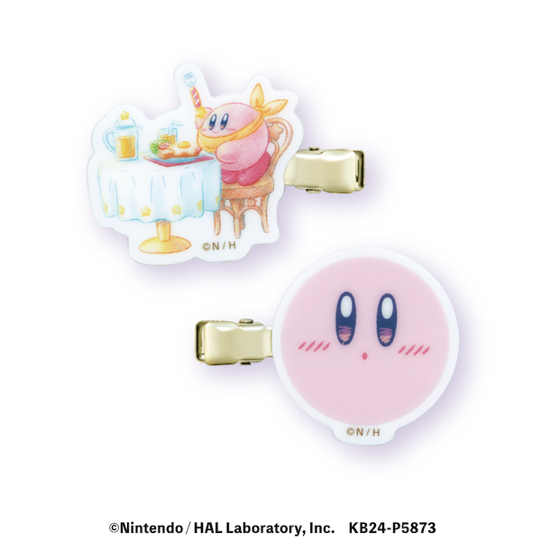 Kirby星之卡比|快乐早晨可爱发夹/前发夹|约H40×W40×D5mm